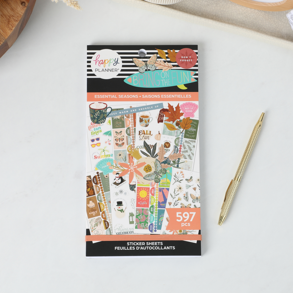 Value Pack Stickers – Essential Seasons – The Happy Planner