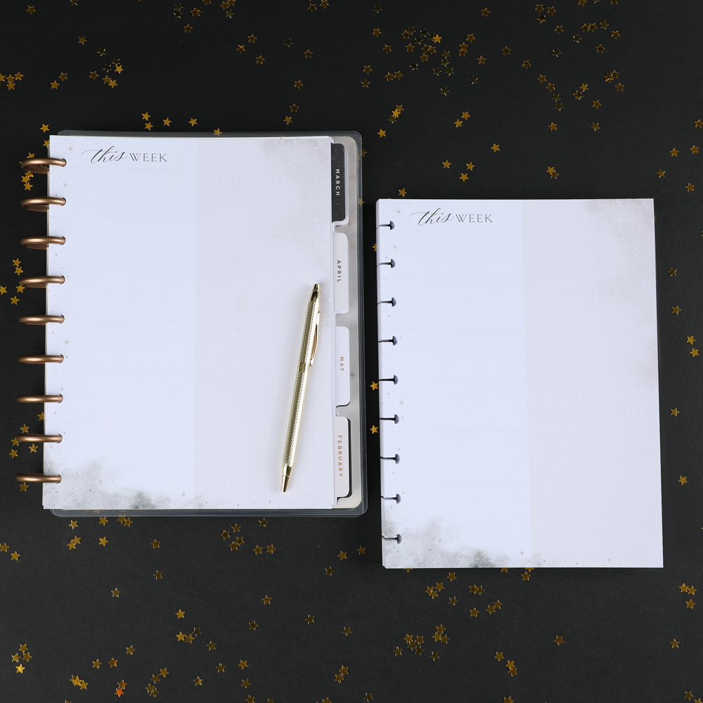 Block Notepad Sample Celestial Elegance – Block Notepad – Classic – 100 Sheets – The Happy ...
