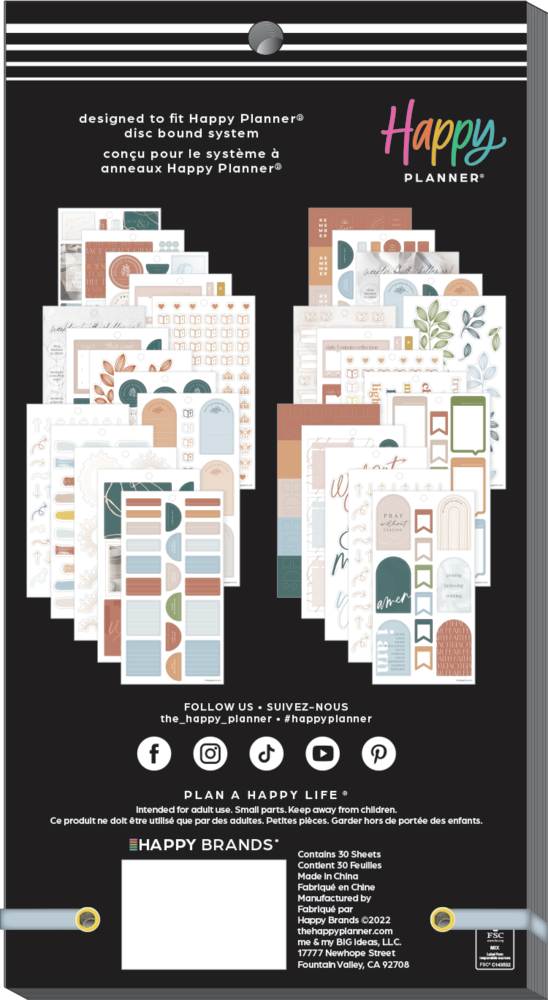 Faith Mood – Value Pack Stickers – The Happy Planner