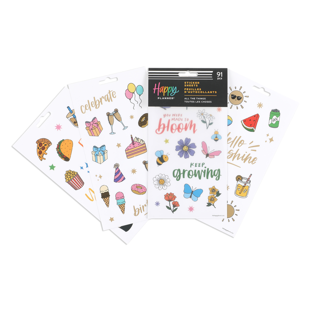 All the Things Icons – 5 Sticker Sheets – The Happy Planner