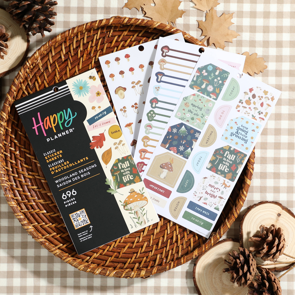 Woodland Seasons – Value Pack Stickers – The Happy Planner