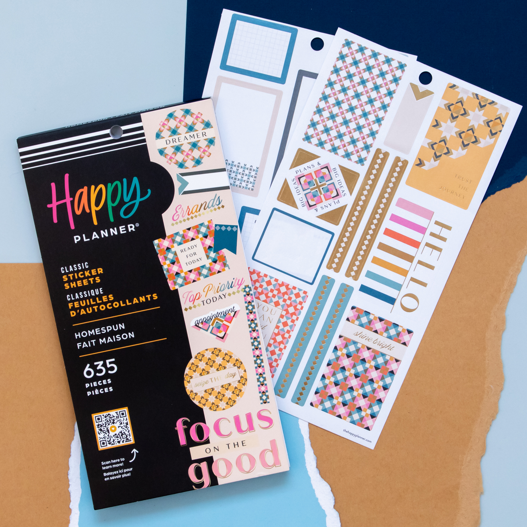 Homespun – Value Pack Stickers – The Happy Planner
