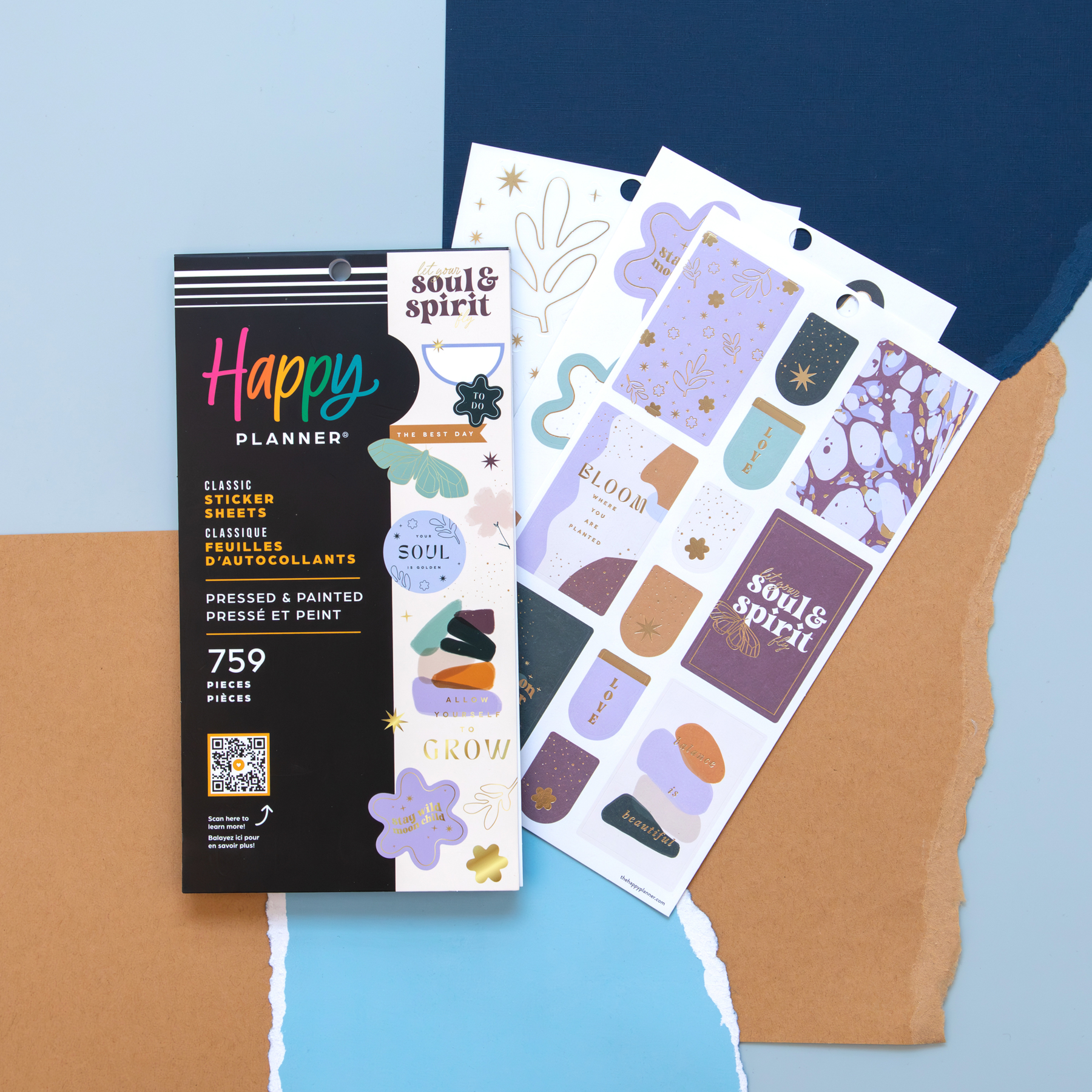 Pressed & Painted – Value Pack Stickers – The Happy Planner