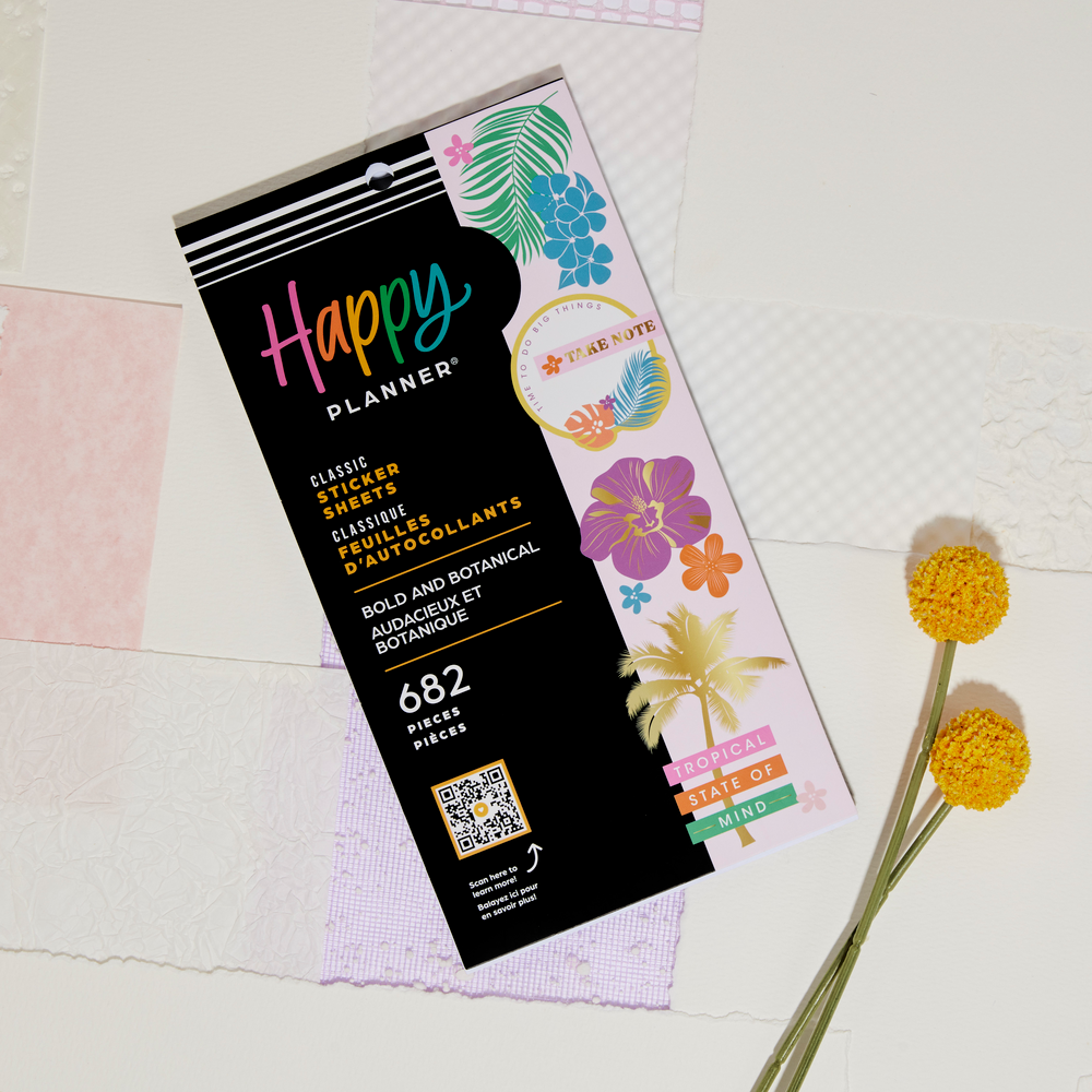 Bold & Botanical – Value Pack Stickers – The Happy Planner
