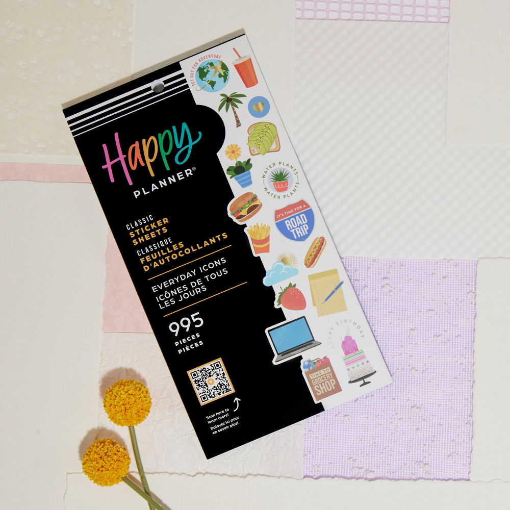 Everyday Bright + Bold Icons – Value Pack Stickers – The Happy Planner