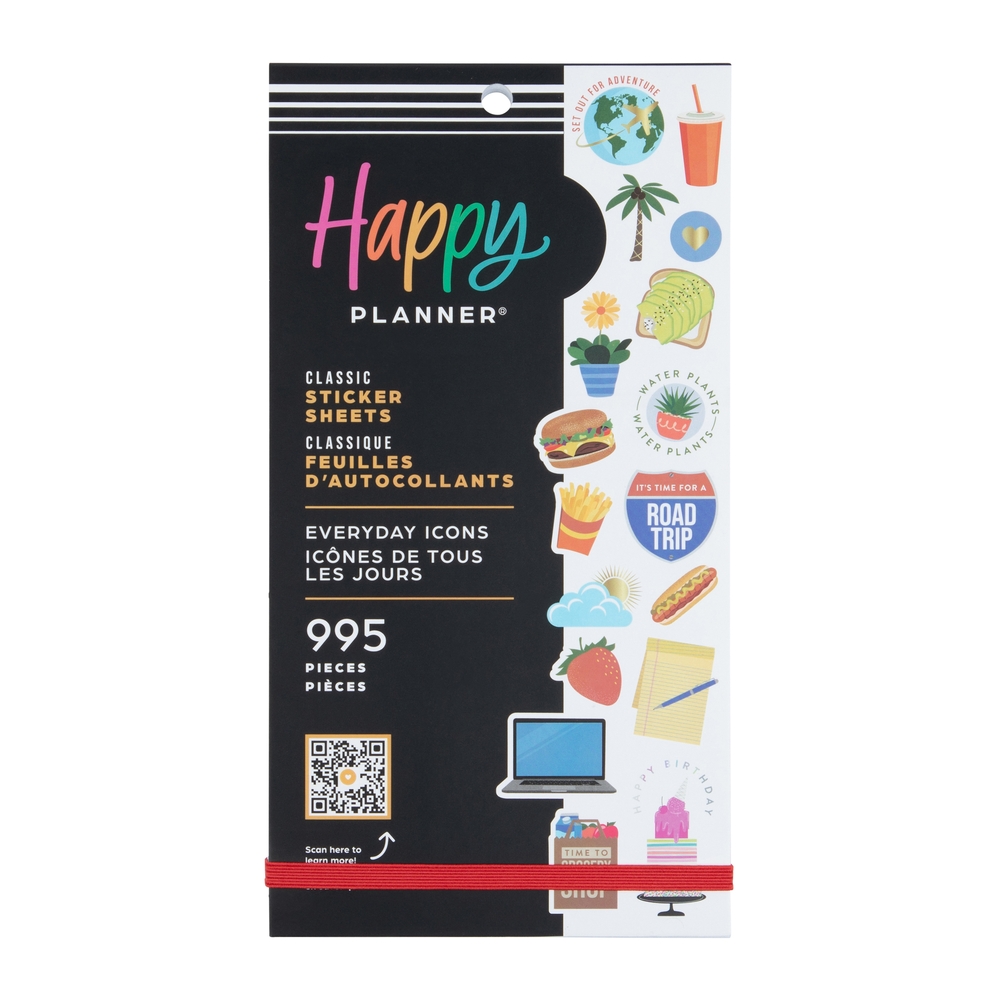 Everyday Bright + Bold Icons – Value Pack Stickers – The Happy Planner