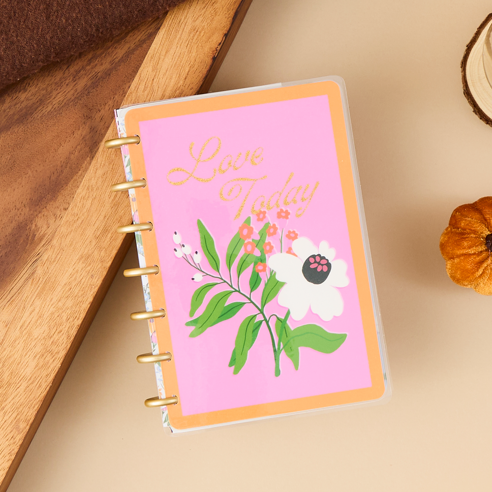 2025 Brilliant Blooms Planner – Mini Vertical Layout – 12 Months – The