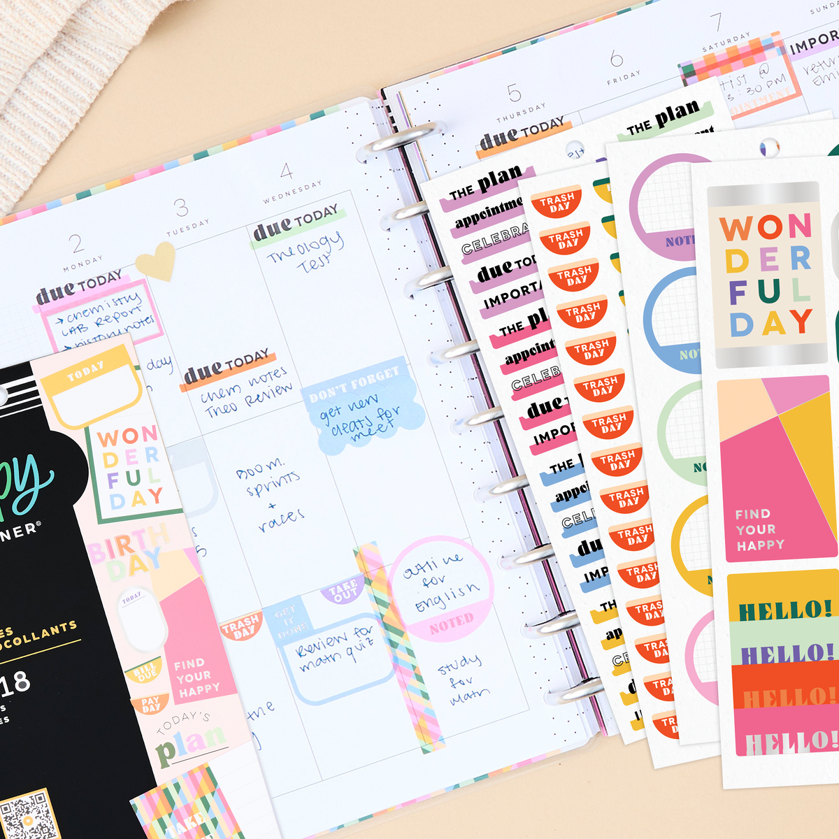 Building Blocks – Value Pack Stickers – The Happy Planner