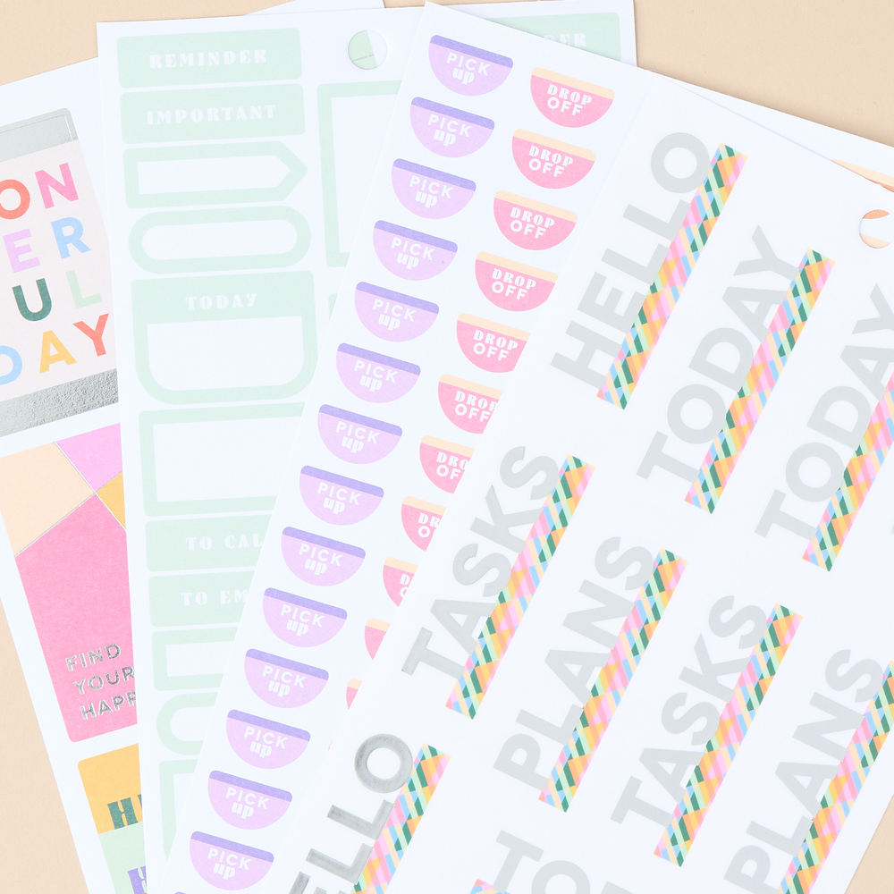 Building Blocks – Value Pack Stickers – The Happy Planner