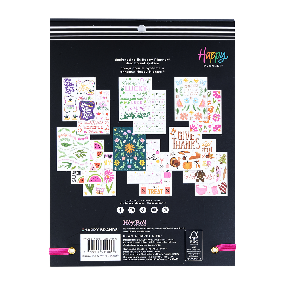 Seasons of Joy – Large Value Pack Stickers – The Happy Planner