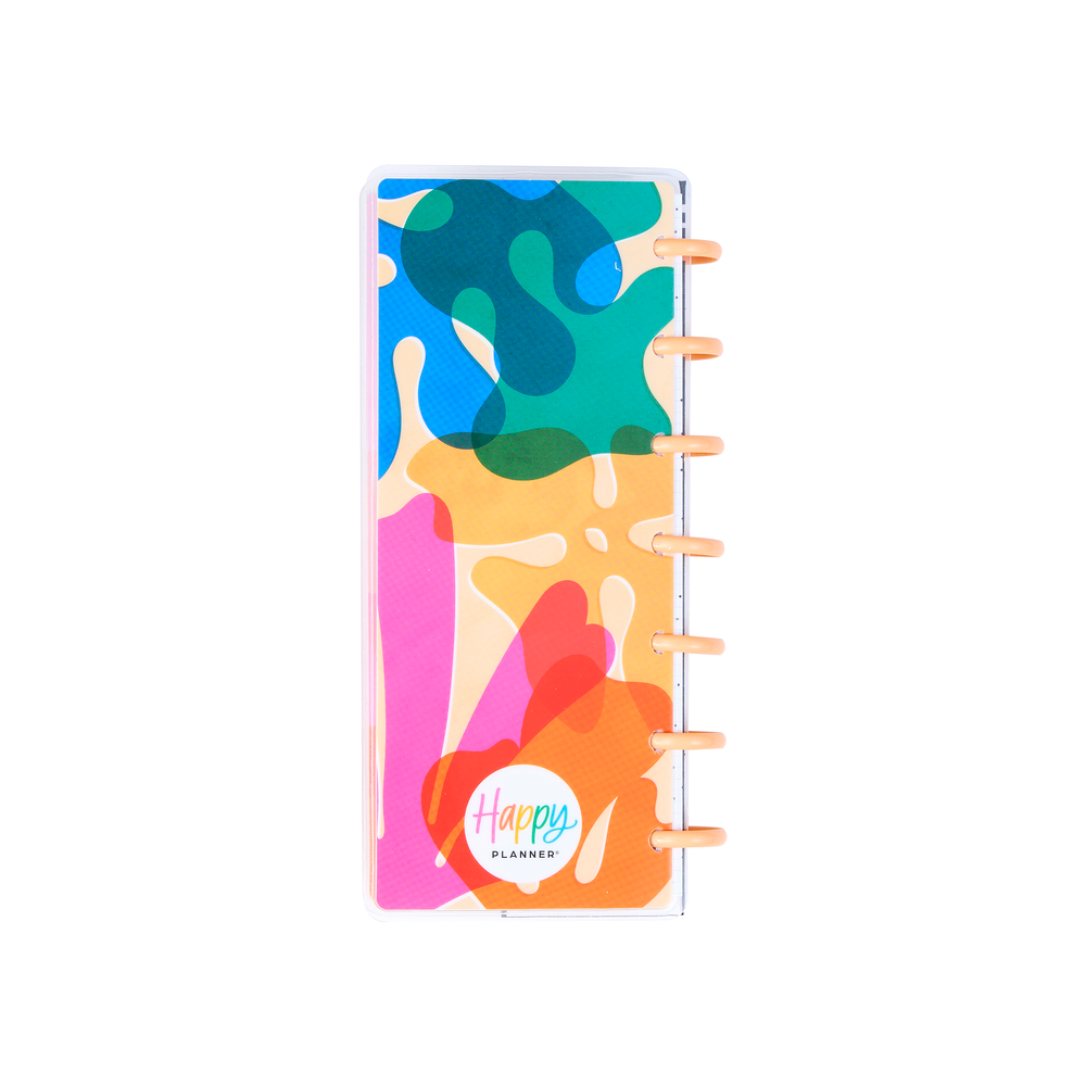 2025 Vivid Tropics Planner – Skinny Mini Horizontal Layout – 12 Months